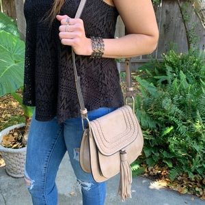 Vintage Tassel Crossbody Bag